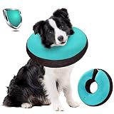 Bilibara Dog Cone Alternative After Surgery, Inflatable Recovery Collar for Dogs & Cats, Adjustable