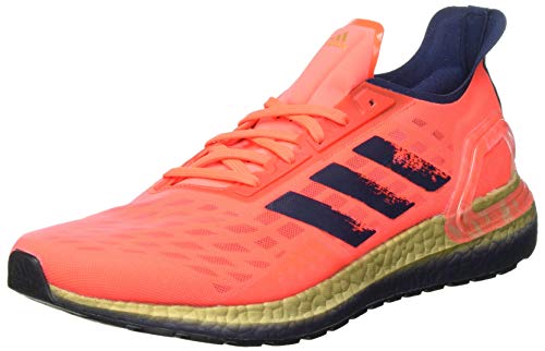 Adidas Men's Ultraboost PB Running Shoe, Solar Red Collegiate Navy Gold Met, 8.5 UK