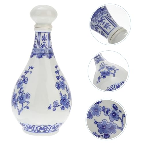 Pot fermentation vin maison porcelaine Jingdezhen céramique bleue