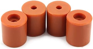Fiabgum 3D Printer Heat Bed Leveling Parts,Silicone Column Solid Mounts,Leveling Spring Replacement Part for Ender 3 S1 Pro Ender 5 Plus Ender 5/ Pro A8 Wanhao D9 Meg-4PCS