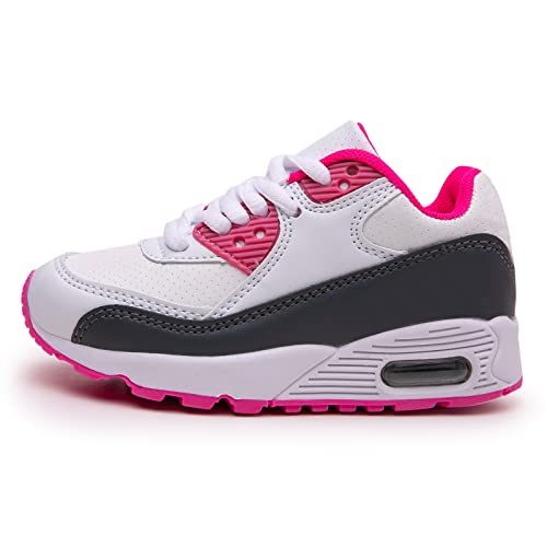 Guochenxy Kids Shoes Toddler Girls Sneakers Boys Running Sports Soft Soled Elastic Cushion Cool White #TOP1