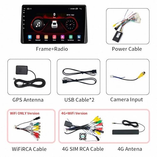 Car Play con Pantalla Táctil para Arkana 1 Solución GPS Bluetooth 4