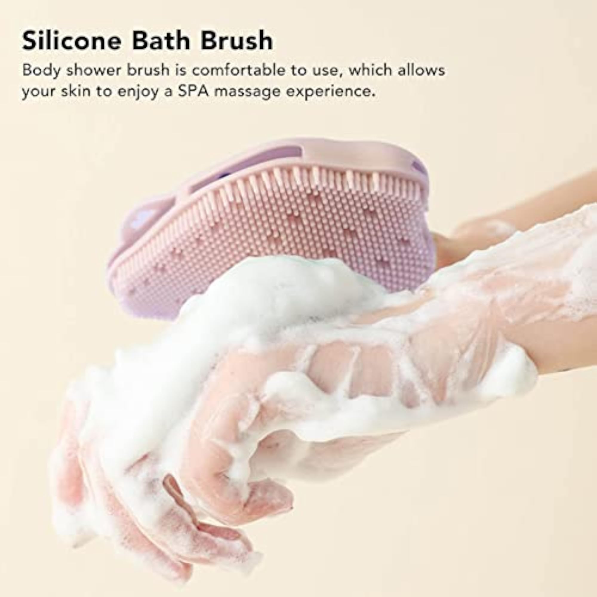 Durable Long Handle Shower Brush for Comfortable Use