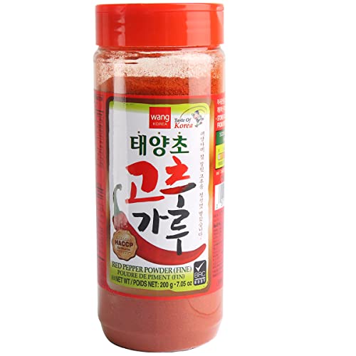 Wang Korean Doenjang And Sun-Dried Fine Gochugaru Chilli Powder, 7.05 Ounce #TOP2