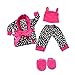 F Fityle 5-teilige Mode Puppen Schlafanzug Nachtwäsche Pyjama für 18 Zoll Mädchen Puppe