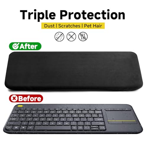 Funda protectora para teclado Logitech K400 Plus negra miniatura 5