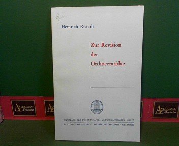 Zur Revision der Orthoceratidae. (= Abhandlungen der Mathematisch-Naturwissenschaftlichen Klasse; Jg. 1968, Nr. 4).