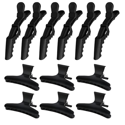 ACO-UINT 12 Pack Hair Clips for Styling, Alligator Clips and