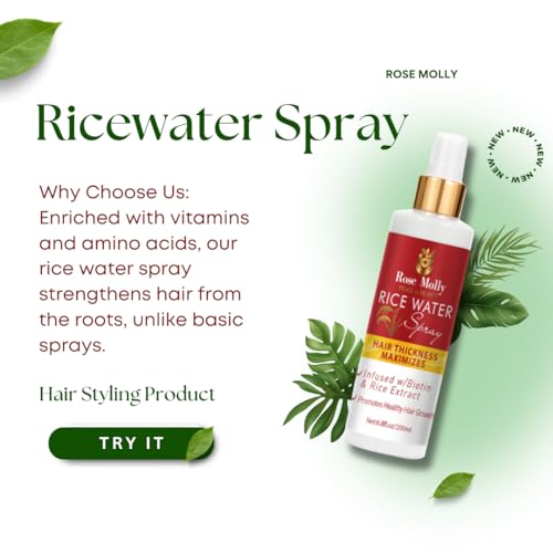 Rice Water Spray, 6.8 oz, Maximiza Grosor Cabello miniatura 2
