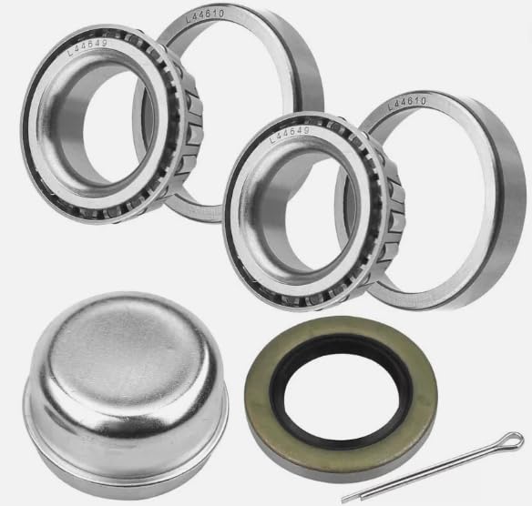 L44649/L44610 Trailer Hub Wheel Bearing Kit fits Seal 1.25'' 2000lb Axles H12 CA