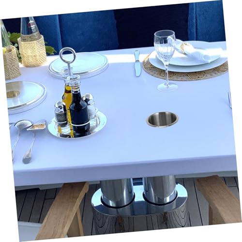 Soporte para vasos para sillones insertable acero inox miniatura 6