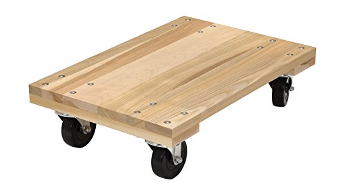 Dolly de madera dura Vestil HDOS-1624-12-NM 24 x 16 x 6.94 pulg miniatura 2