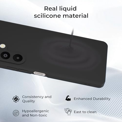 Image of A rtistque Back Cover Case for Samsung Galaxy M16 5G / F16 5G with Camera Protection | Shockproof TPU | Stylish Protective Design | Slim Fit | Ultra Matte | Samsung M16 Back Cover - Black