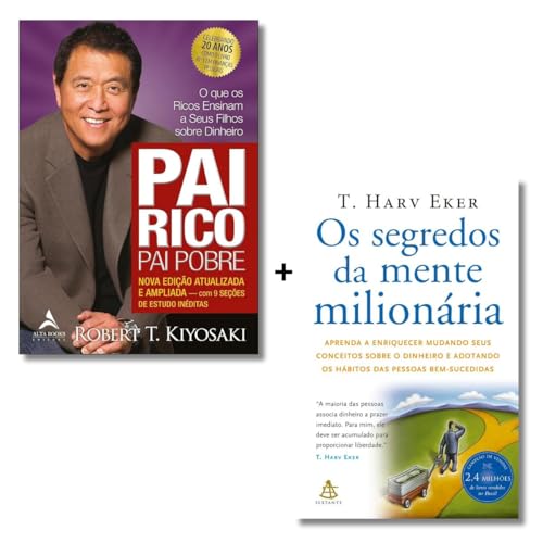 Kit | Pai Rico Pai Pobre + Segredos da Mente Milionária | Robert T. Kiyosaki & T. Harv Eker
