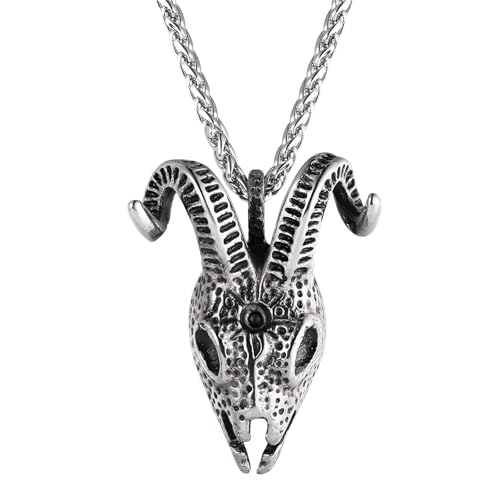 Collier crâne pour hommes pendentif squelette idéal pour un style rock urbain