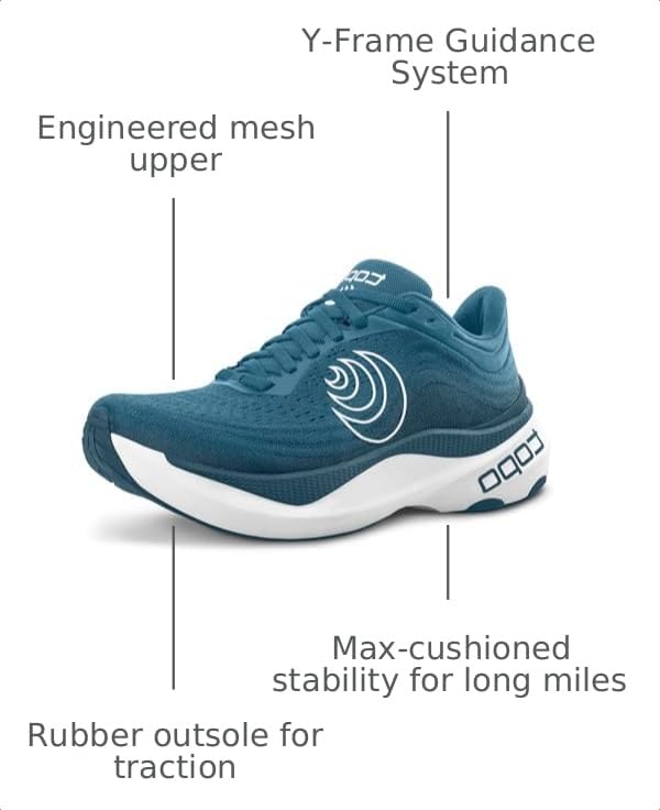 Image of Topo Athletic Men's Lightweight Comfortable 5MM Drop Aura Road Running Shoes, Athletic Shoes for Road Running