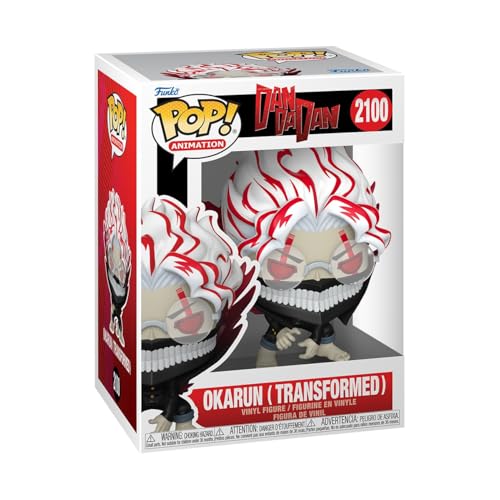 Funko Pop! Animation: Dandadan - Okarun (Transformed) - 1/6 Odds for Rare Chase Variant - Collectable Vinyl Figure - Gift Idea - Official Merchandise - Toys for Kids & Adults - Anime Fans