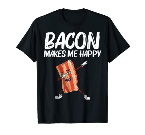 Divertido regalo de tocino para hombres mujeres tiras de tocino amantes de la comida Camiseta
