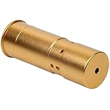 Young go New 12 Gauge Cartridge Laser Bore Sight, 12GA Red Dot Laser Boresighters, Red Copper 12GA Rifle Hunting Optics Scope Laser Bore Sight Sighter