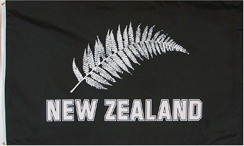 3x5 foot New Zealand Football Silver Ferns Flag by SevenBros
