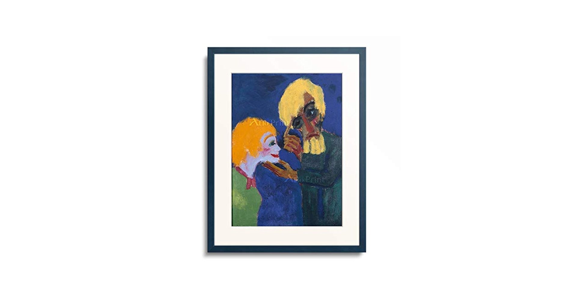 エミール ノルデ アイリス アート 額縁 インテリア Amazon.co.jp: エミール・ノルデ Emil Nolde 「Scholar with