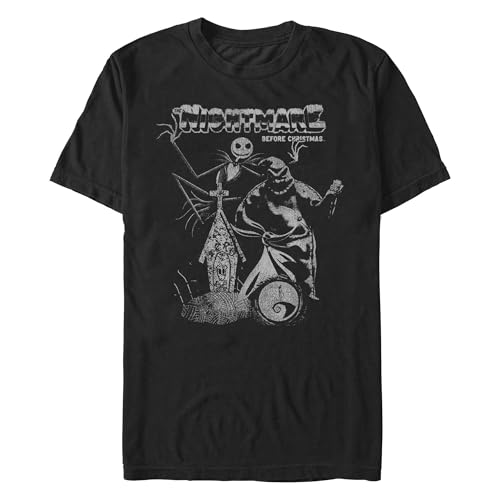 Disney Poster Vintage T-Shirt Homme : coton anti-déformation imprimé durable
