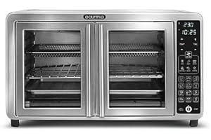 Gourmia XL Digital Air Fryer Oven with Single-Pull French Doors