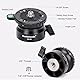 Koolehaoda PA-55 Stativ Nivellierbasis Leveling Base +/- 15 Grad Präzisionseinstellung mit 1/4 Schraube und Versatz Wasserwaage für Canon, für Nikon, DSLR-Kameras