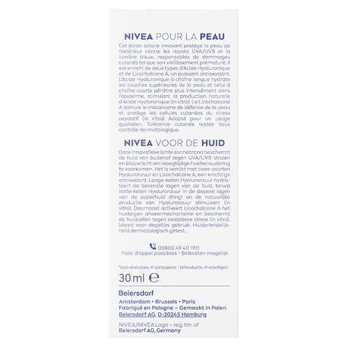 Nivea Sun Face 2-in-1 Primer SPF 50+ Hyaluron – 30 ml - View 3