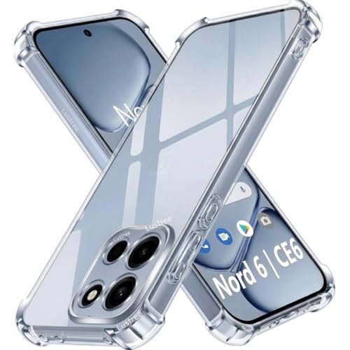 Image of Lustree Nord CE 6,Back Cover Compatible with OnePlus Nord 6 5G|with Ai Button 4 Corner Air Cushion Protection & Camera Protection | Slim & Stylus Cover OnePlus Nord CE 6 / Nord 6