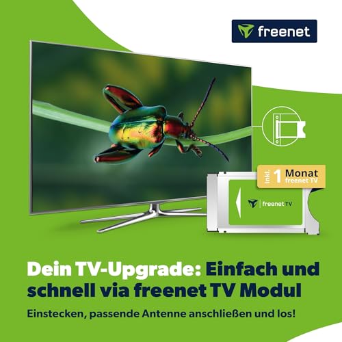 Freenet TV CI+ Modul DVB-T2 HD, 1 Monat freenet TV, Antennenfernsehen, TV-Empfangsmodul