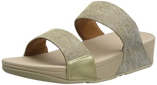 Fitflop Lulu Glitz Slides, Infradito Donna