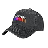 Frank Music Ocean Denim Vintage Hat Cap for Men Women Washed Trucker Hat Black