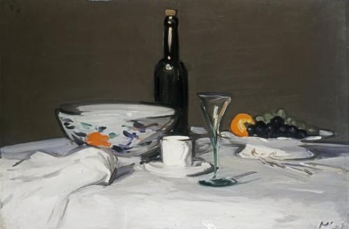 Tableau toile la bouteille noire Samuel John Peploe impression d'art