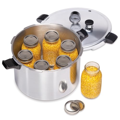 Image of Presto 01755 16-Quart Aluminum Pressure Canner and Cooker