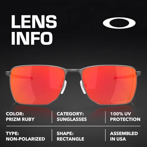 Oakley OO4142 EJECTOR – Polarized/Non-Polarized - Rectangle Sunglasses with Official Eyewear Kit Bundle4