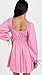 STAUD Womens Bow Dress, Xs, Pink