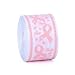 Meseey 30 Yards Pink Breast Cancer Awareness Satin Ribbon Black and Pink Grosgrain Ribbons for Crafts Present Ribbon Decorations Breast Cancer Awareness Public Activities Supply