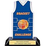 DINN BROS March Madness Challenge Winner - Custom Basketball Bracket Jersey Trophy