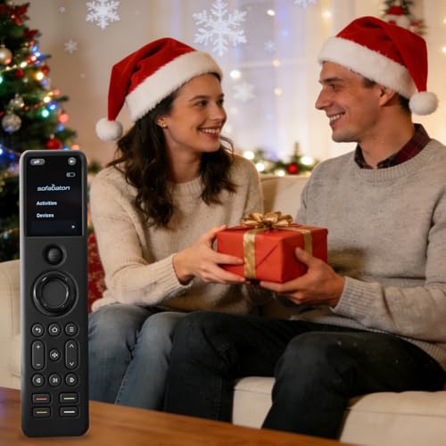 Image of Protective Silicone Case for SofaBaton X1S Universal Remote Control and SofaBaton X1 Universal Remote Control - Black