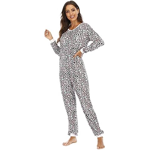 QIYUANT Women's Soft One-Piece Pajamas Cover