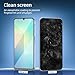 NEW'C 3 Pack Designed for Samsung Galaxy A06 Screen Protector Tempered Glass,Case Friendly Ultra Resistant