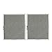 Aluminum Range Hood Filter - 9 7/8" X 11 11/16" X 3/8" (2 Pack)