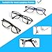Nose Pads 24 Pairs Soft Foam Self- Adhesive Anti-Slip Eyeglass Nose Pads Glasses Support Nose Pads Anti Slip Eyeglass Nose Piece Nosepads for Eyeglasses Sunglasses (1.6 mm/3 Styles/ 2 Colors)
