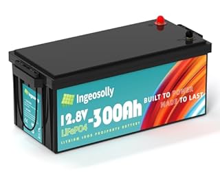 12V 300Ah LiFePO4 Lithium Battery, 8000+ Deep Cycles 300ah Lithium Iron Phosphate Battery 12v Lithium Batteries Built-in 200A BMS for Winter Power Shortage, RV, Marine and Off Grid Applications