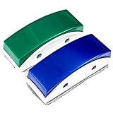 2 Pack Magnetic Whiteboard Eraser for Use with Glass Dry Erase Boards - Extra Strong Magnets and Replaceable Microfiber Cleaning Cloths