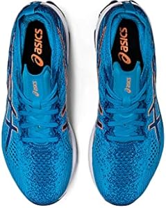 ASICS Tênis de corrida masculino Gel-Kinsei Blast, Azul ilha/Sun