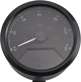 Motorcycle Odometer 8-18V Universal Motorcycle LCD Digital Odometer Tachometer Speedometer Gauge Multi-function For Cafe Racer 2-4 Cylinders