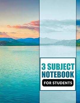 Paperback 3 Subject Notebook For Students Book