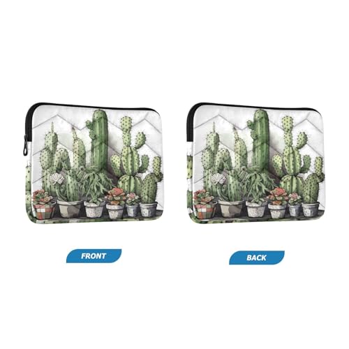 Funda para portátil 13-14 pulgadas con diseño cactus miniatura 2